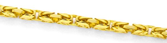 Foto 2 - Königskette massiv Gelbgold Koenigskette Abgerundet 14K, K2393