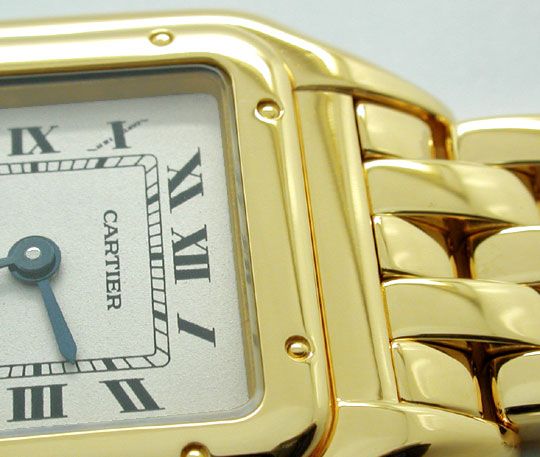 Foto 3 - Cartier Panthere Damen-Armband-Uhr 18K Gelbgold, U1107